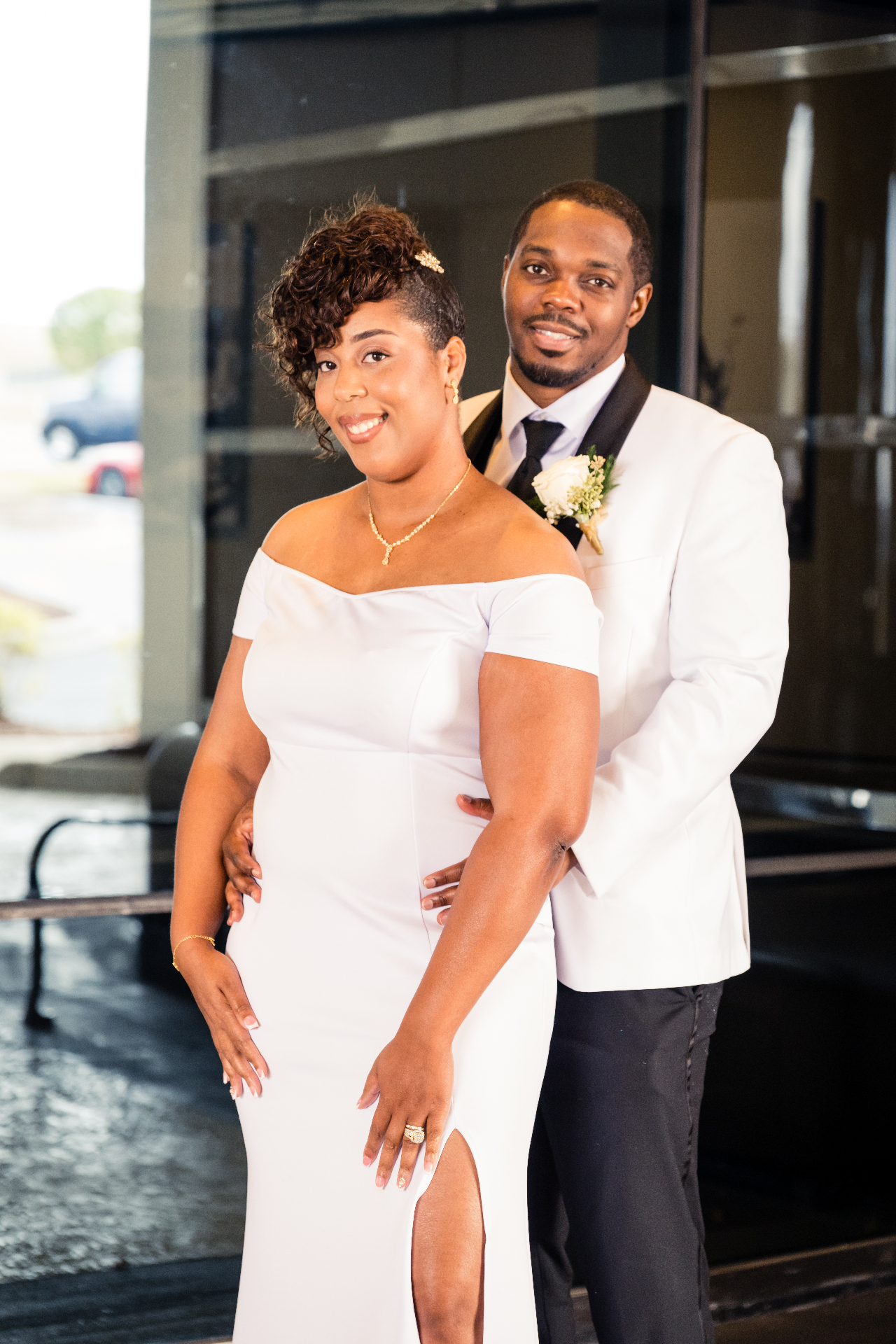 Bryant and Ciarra elegant portrait